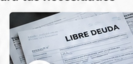 Formulario 13i y libre deuda